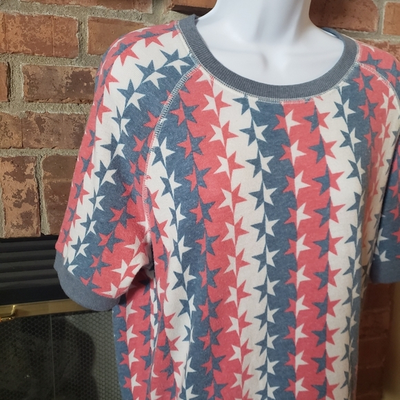🔥BOGO🔥 Lularoe Jane Stars & Stripes Sweatshirt - Picture 2 of 6